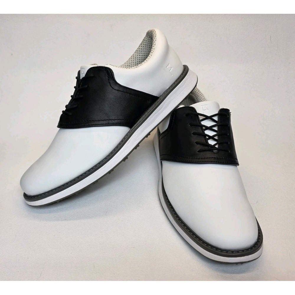 NEW Mens Size 9 Jack Grace Innovator Golf Shoe Spikeless White Black